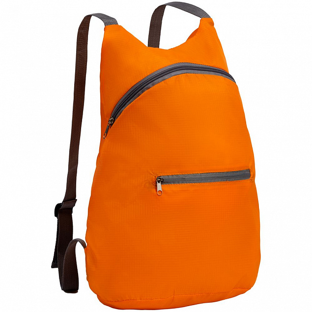 Складной рюкзак Barcelona, оранжевый с логотипом в Нефтекамске заказать по выгодной цене в кибермаркете AvroraStore