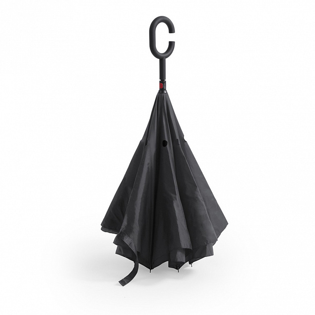Обратный зонт Hamfrey с логотипом в Нефтекамске заказать по выгодной цене в кибермаркете AvroraStore
