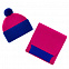 Шапка Snappy, розовая (фуксия) с синим с логотипом в Нефтекамске заказать по выгодной цене в кибермаркете AvroraStore