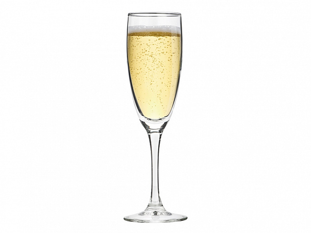 Бокал для шампанского «Flute» с логотипом в Нефтекамске заказать по выгодной цене в кибермаркете AvroraStore
