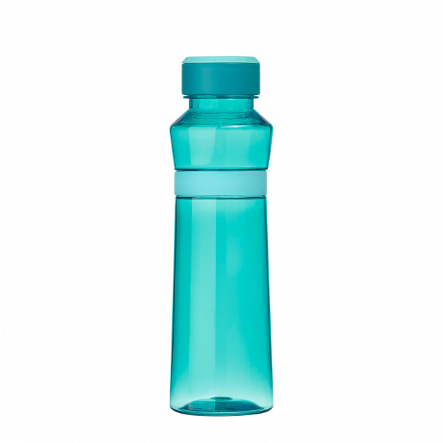 Спортивная бутылка для воды, Jump, 450 ml, аква с логотипом в Нефтекамске заказать по выгодной цене в кибермаркете AvroraStore