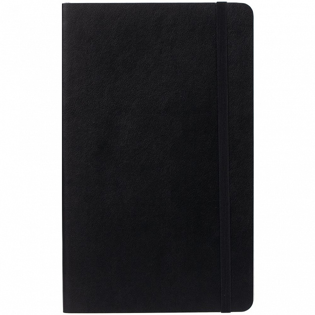 Записная книжка Moleskine Classic Soft Large, в линейку, черная с логотипом в Нефтекамске заказать по выгодной цене в кибермаркете AvroraStore