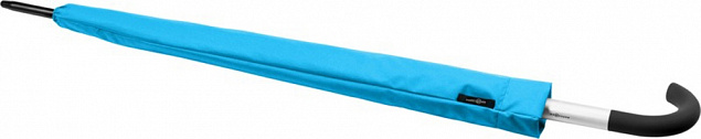 Зонт-трость Arch полуавтомат 23, аква с логотипом в Нефтекамске заказать по выгодной цене в кибермаркете AvroraStore