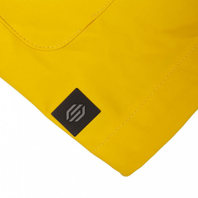 Дождевик мужской Squall, желтый с логотипом в Нефтекамске заказать по выгодной цене в кибермаркете AvroraStore