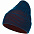 Шапка Nobilis, темно-синяя с синим с логотипом в Нефтекамске заказать по выгодной цене в кибермаркете AvroraStore