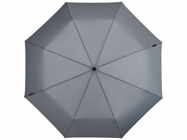 Зонт Traveler автоматический 21,5, серый с логотипом в Нефтекамске заказать по выгодной цене в кибермаркете AvroraStore