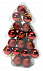 Набор новогодних шаров в футляре-елочке с логотипом в Нефтекамске заказать по выгодной цене в кибермаркете AvroraStore
