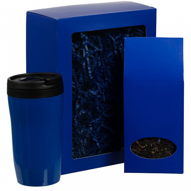Набор Taiga, синий с логотипом в Нефтекамске заказать по выгодной цене в кибермаркете AvroraStore