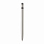 Металлическая ручка-стилус Slim, серый с логотипом в Нефтекамске заказать по выгодной цене в кибермаркете AvroraStore