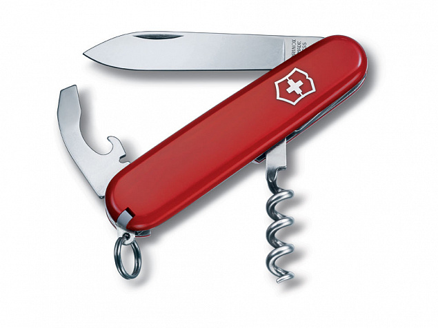 Нож перочинный «Waiter», 84 мм, 9 функций с логотипом в Нефтекамске заказать по выгодной цене в кибермаркете AvroraStore