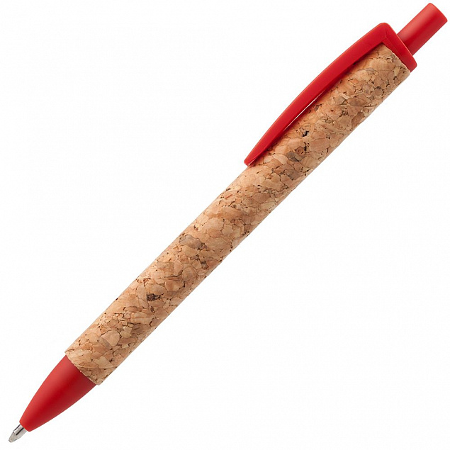 Ручка шариковая Grapho, красная с логотипом в Нефтекамске заказать по выгодной цене в кибермаркете AvroraStore