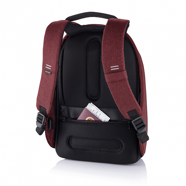 Антикражный рюкзак Bobby Hero Small, красный с логотипом в Нефтекамске заказать по выгодной цене в кибермаркете AvroraStore