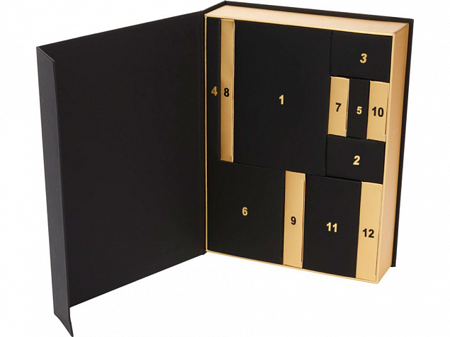 Подарочная коробка Felice с канцелярскими принадлежностями, золотистый с логотипом в Нефтекамске заказать по выгодной цене в кибермаркете AvroraStore