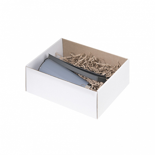Подарочный набор Portobello серый в малой универсальной подарочной коробке (Термокружка, Ежедневник недат А5) с логотипом в Нефтекамске заказать по выгодной цене в кибермаркете AvroraStore
