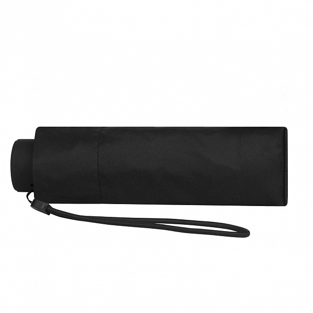 Зонт складной  Salana, черный с логотипом в Нефтекамске заказать по выгодной цене в кибермаркете AvroraStore