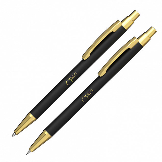 Набор "Ray" (ручка+карандаш), покрытие soft touch с логотипом в Нефтекамске заказать по выгодной цене в кибермаркете AvroraStore