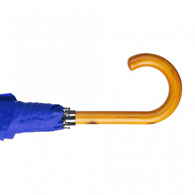 Зонт-трость LockWood ver.2, синий с логотипом в Нефтекамске заказать по выгодной цене в кибермаркете AvroraStore