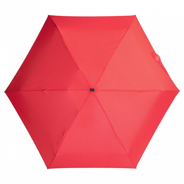 Зонт складной Five, светло-красный с логотипом в Нефтекамске заказать по выгодной цене в кибермаркете AvroraStore