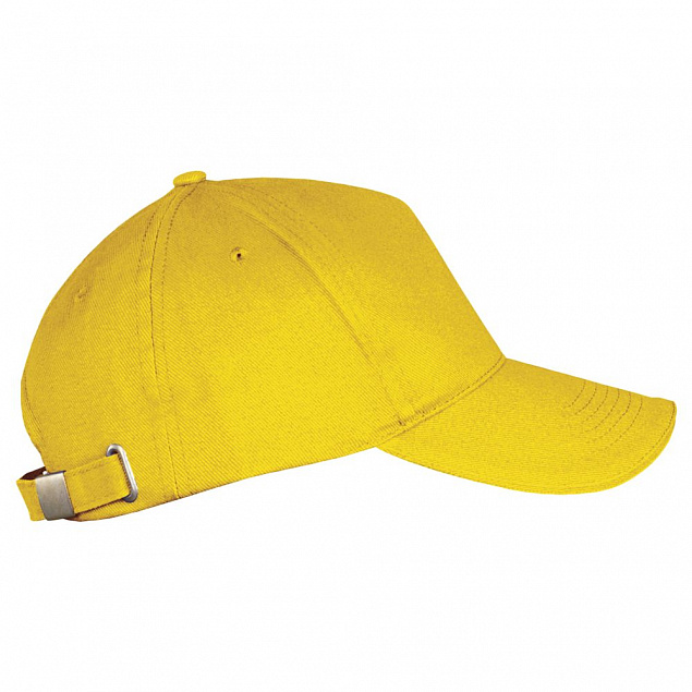 Бейсболка LONG BEACH, желтая с логотипом в Нефтекамске заказать по выгодной цене в кибермаркете AvroraStore