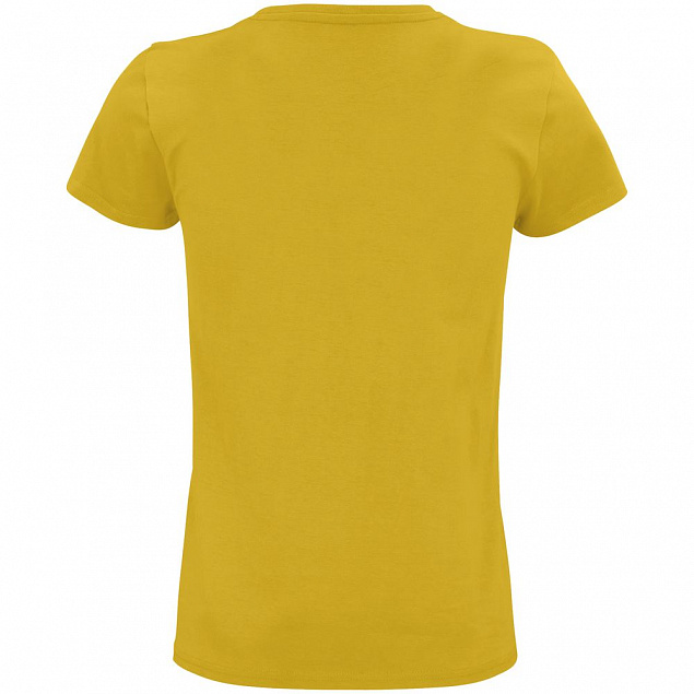 Футболка женская Pioneer Women, желтая с логотипом в Нефтекамске заказать по выгодной цене в кибермаркете AvroraStore