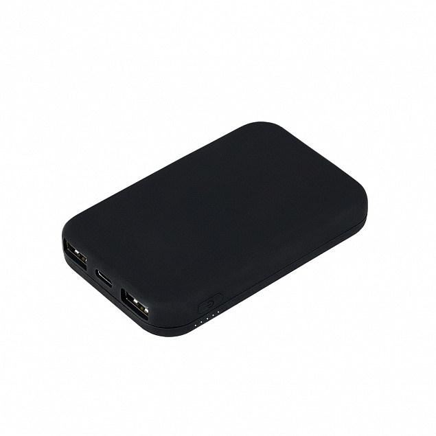 Внешний аккумулятор, Ultima Wireless Magnetic, 5000 mah, черный с логотипом в Нефтекамске заказать по выгодной цене в кибермаркете AvroraStore