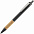 Ручка шариковая Cork, черная с логотипом в Нефтекамске заказать по выгодной цене в кибермаркете AvroraStore