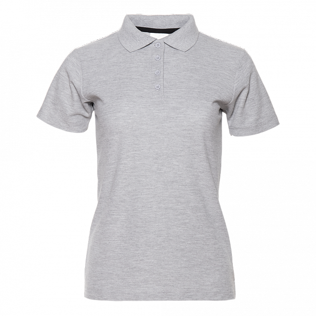 Рубашка поло Рубашка женская 104W Серый меланж с логотипом в Нефтекамске заказать по выгодной цене в кибермаркете AvroraStore