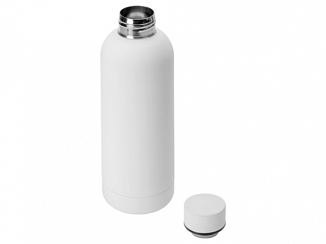 Вакуумная термобутылка с медной изоляцией  «Cask», soft-touch, 500 мл с логотипом в Нефтекамске заказать по выгодной цене в кибермаркете AvroraStore
