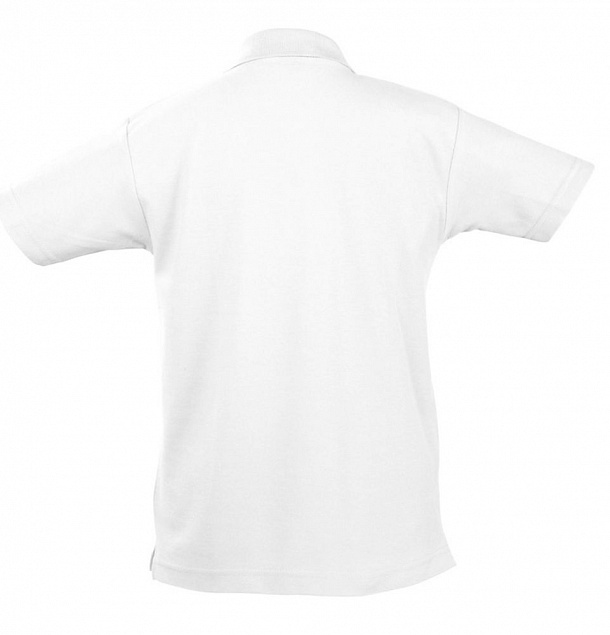 Рубашка поло детская Summer II Kids 170, белая с логотипом в Нефтекамске заказать по выгодной цене в кибермаркете AvroraStore