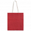 Холщовая сумка на плечо Juhu, красная с логотипом в Нефтекамске заказать по выгодной цене в кибермаркете AvroraStore