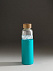 Бутылка для воды Dakar, прозрачная с бирюзовым с логотипом в Нефтекамске заказать по выгодной цене в кибермаркете AvroraStore