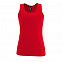 Майка женская SPORTY TT WOMEN, красная с логотипом в Нефтекамске заказать по выгодной цене в кибермаркете AvroraStore