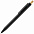 Ручка шариковая Chromatic, черная с оранжевым с логотипом в Нефтекамске заказать по выгодной цене в кибермаркете AvroraStore