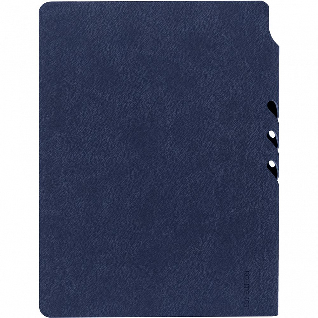Ежедневник Flexpen Color, датированный, темно-синий с логотипом в Нефтекамске заказать по выгодной цене в кибермаркете AvroraStore