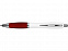 Ручка шариковая Nash, белый/красный, черные чернила с логотипом в Нефтекамске заказать по выгодной цене в кибермаркете AvroraStore