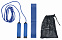 Фитнес-комплект STRETCH & JUMP, черный, синий с логотипом в Нефтекамске заказать по выгодной цене в кибермаркете AvroraStore