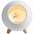 Беспроводная лампа-колонка Right Meow, белая с логотипом в Нефтекамске заказать по выгодной цене в кибермаркете AvroraStore