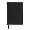 Ежедневник недатированный Montrose, А5,  черный, кремовый блок, графитовый срез с логотипом в Нефтекамске заказать по выгодной цене в кибермаркете AvroraStore
