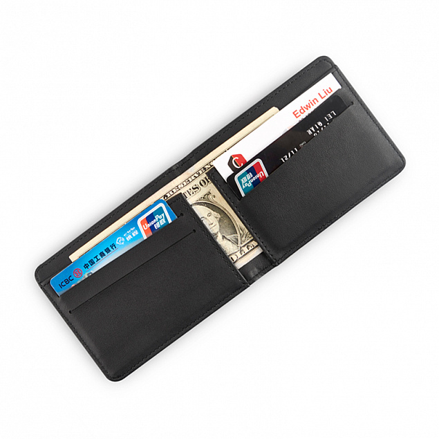Портмоне с RFID - защитой от считывания данных кредиток с логотипом в Нефтекамске заказать по выгодной цене в кибермаркете AvroraStore