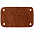 Лейбл кожаный Beta, S, красный с логотипом в Нефтекамске заказать по выгодной цене в кибермаркете AvroraStore