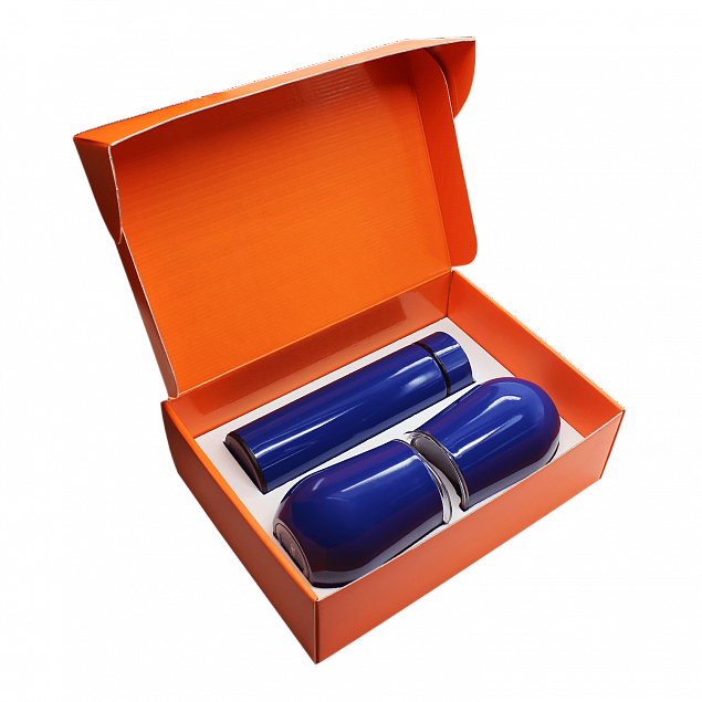 Набор Hot Box C2 W, синий с логотипом в Нефтекамске заказать по выгодной цене в кибермаркете AvroraStore