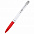 Ручка пластиковая Milana, красная с логотипом в Нефтекамске заказать по выгодной цене в кибермаркете AvroraStore