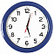 Часы настенные "ПРОМО" разборные ; синий, D28,5 см; пластик с логотипом в Нефтекамске заказать по выгодной цене в кибермаркете AvroraStore