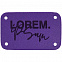 Лейбл Latte, S, фиолетовый с логотипом в Нефтекамске заказать по выгодной цене в кибермаркете AvroraStore