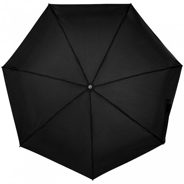 Зонт складной 811 X1 в кейсе, черный с логотипом в Нефтекамске заказать по выгодной цене в кибермаркете AvroraStore