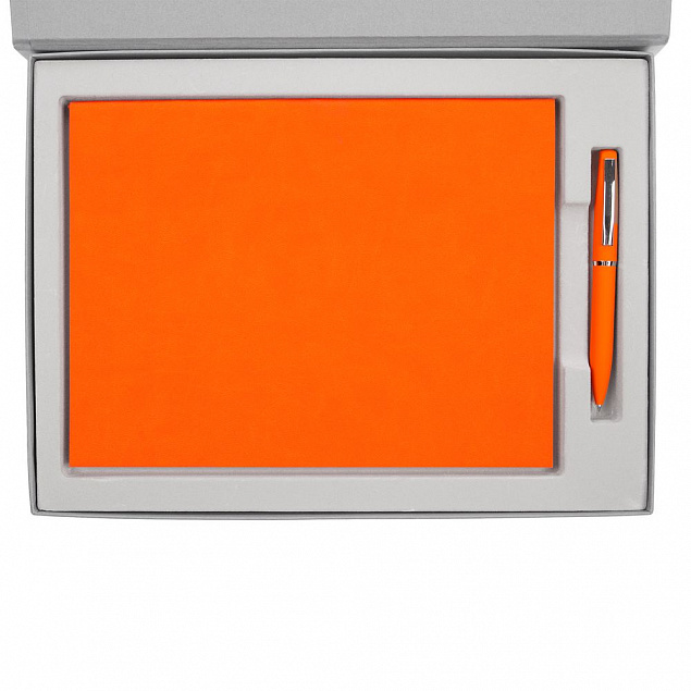 Набор Flat Maxi, оранжевый с логотипом в Нефтекамске заказать по выгодной цене в кибермаркете AvroraStore
