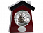 Часы настольные «Домик» с логотипом в Нефтекамске заказать по выгодной цене в кибермаркете AvroraStore