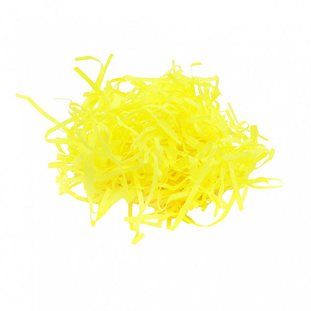 Наполнитель - стружка бумажная 4мм желтый неон 50 г. с логотипом в Нефтекамске заказать по выгодной цене в кибермаркете AvroraStore