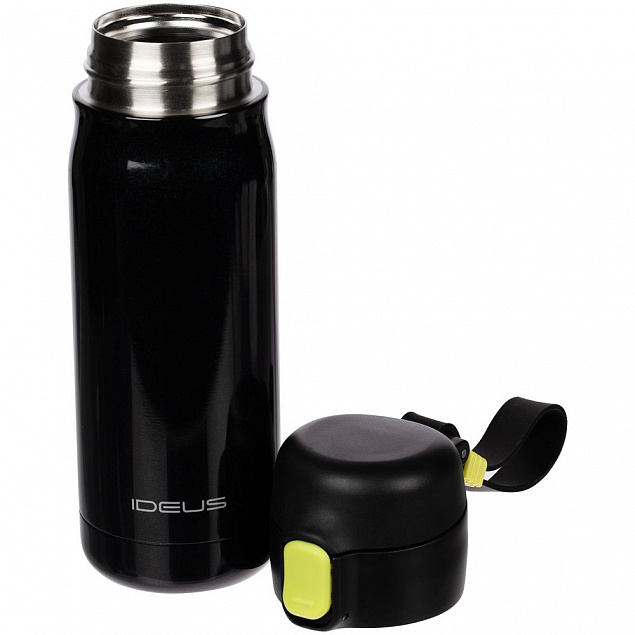 Термобутылка One Touch, черная с логотипом в Нефтекамске заказать по выгодной цене в кибермаркете AvroraStore