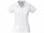 Рубашка поло First женская, белый с логотипом в Нефтекамске заказать по выгодной цене в кибермаркете AvroraStore